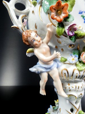 Mid-20th Century Dresden Porcelain Amphora, Germany-OJE-2024313