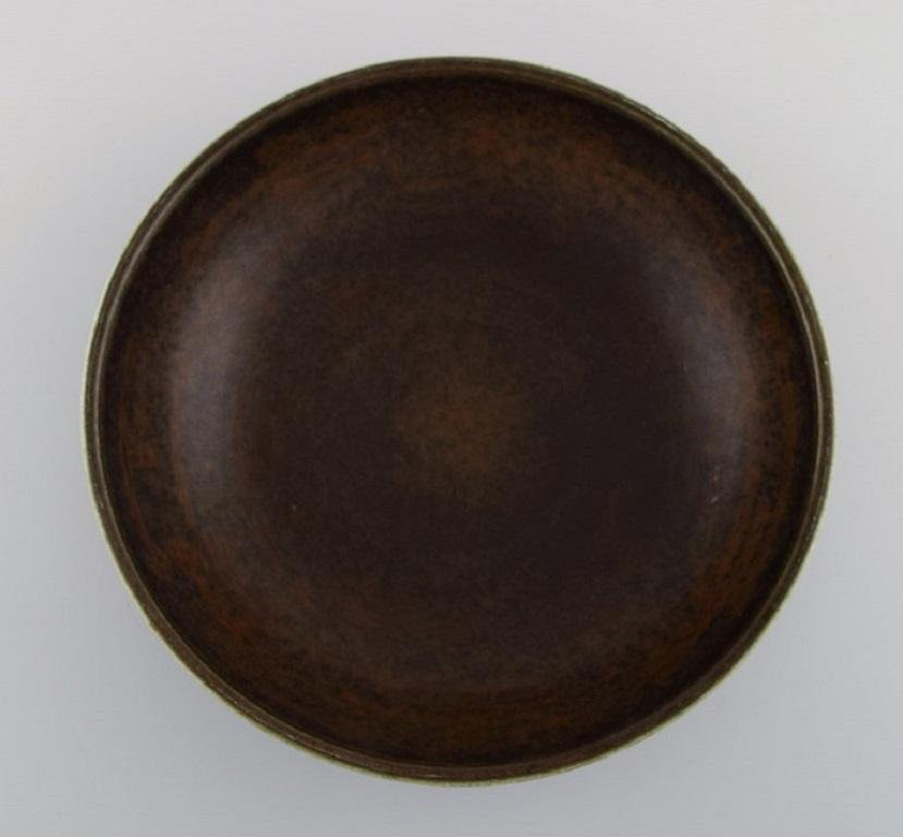 Mid-20th Century Glazed Ceramic Round Bowl from Rörstrand