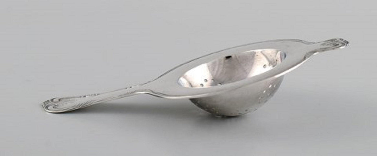 Mid-20th Century Silver Tea Strainer from Cohr