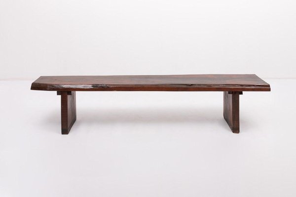 Mid-20th Century Varnished Wood Bench-KMC-1743255