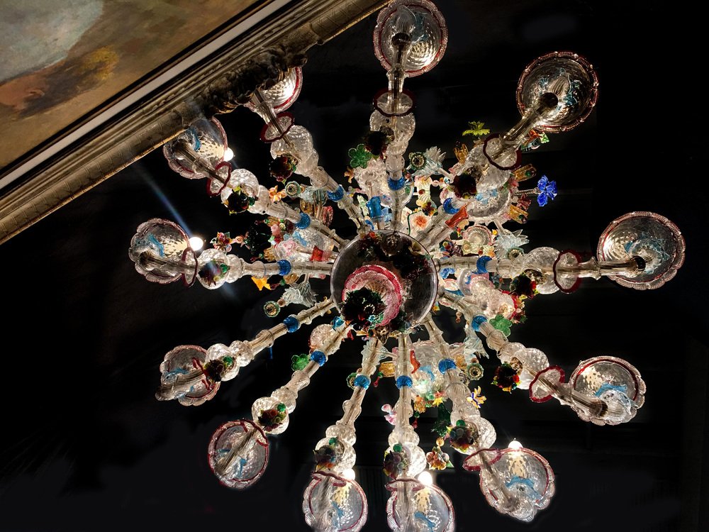 Mid-20th Century Venetian Rezzonico Chandelier with 27 Arms, 1950s