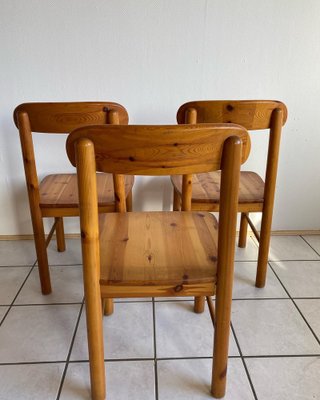 Mid-Centency Kiefernholz Chairs attributed to Rainer Daumiller 70s, Set of 3-HKY-1719548