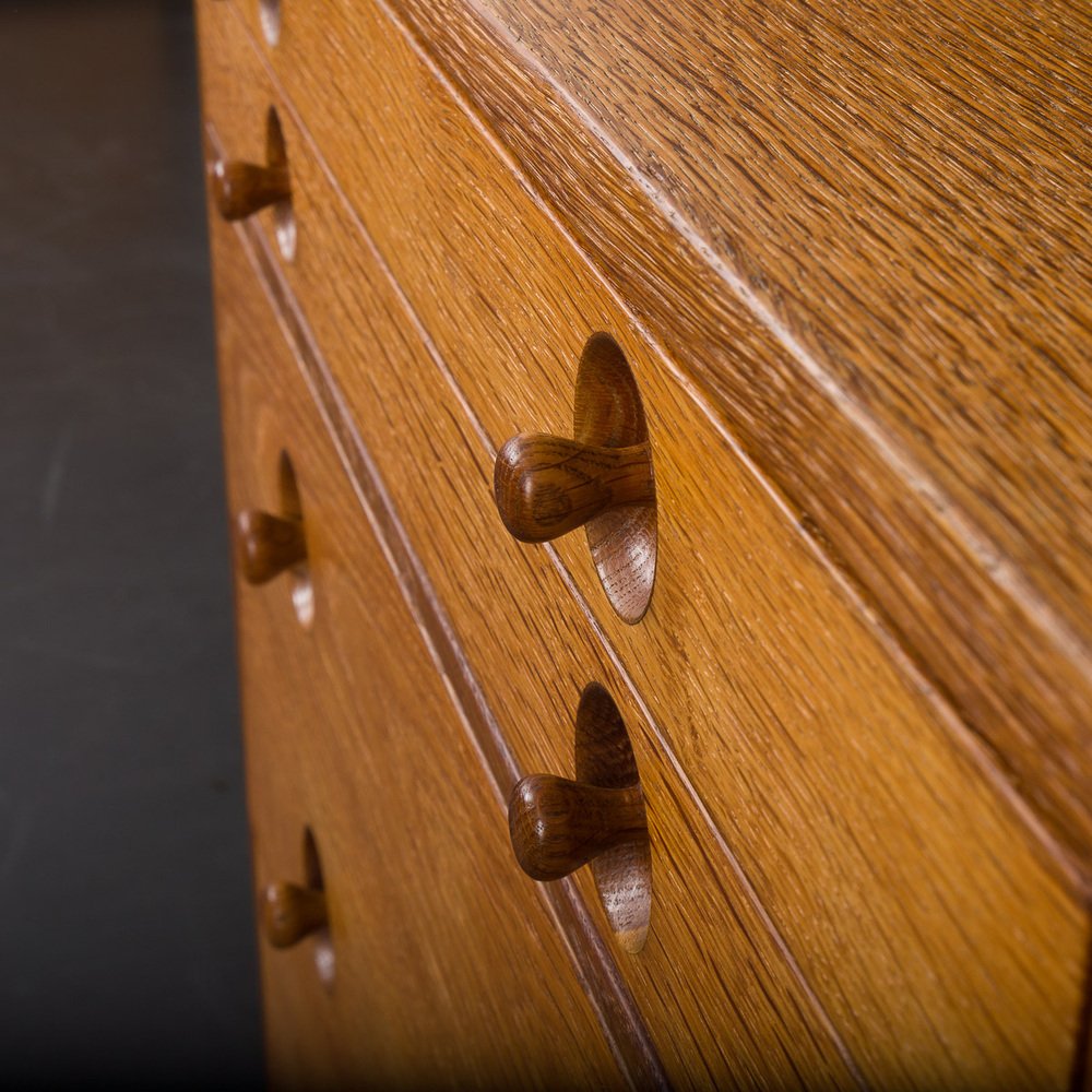 Mid-Century 2-Part Oak Bookcase by Hans Wegner for Ry Møbler, Denmark, 1950s