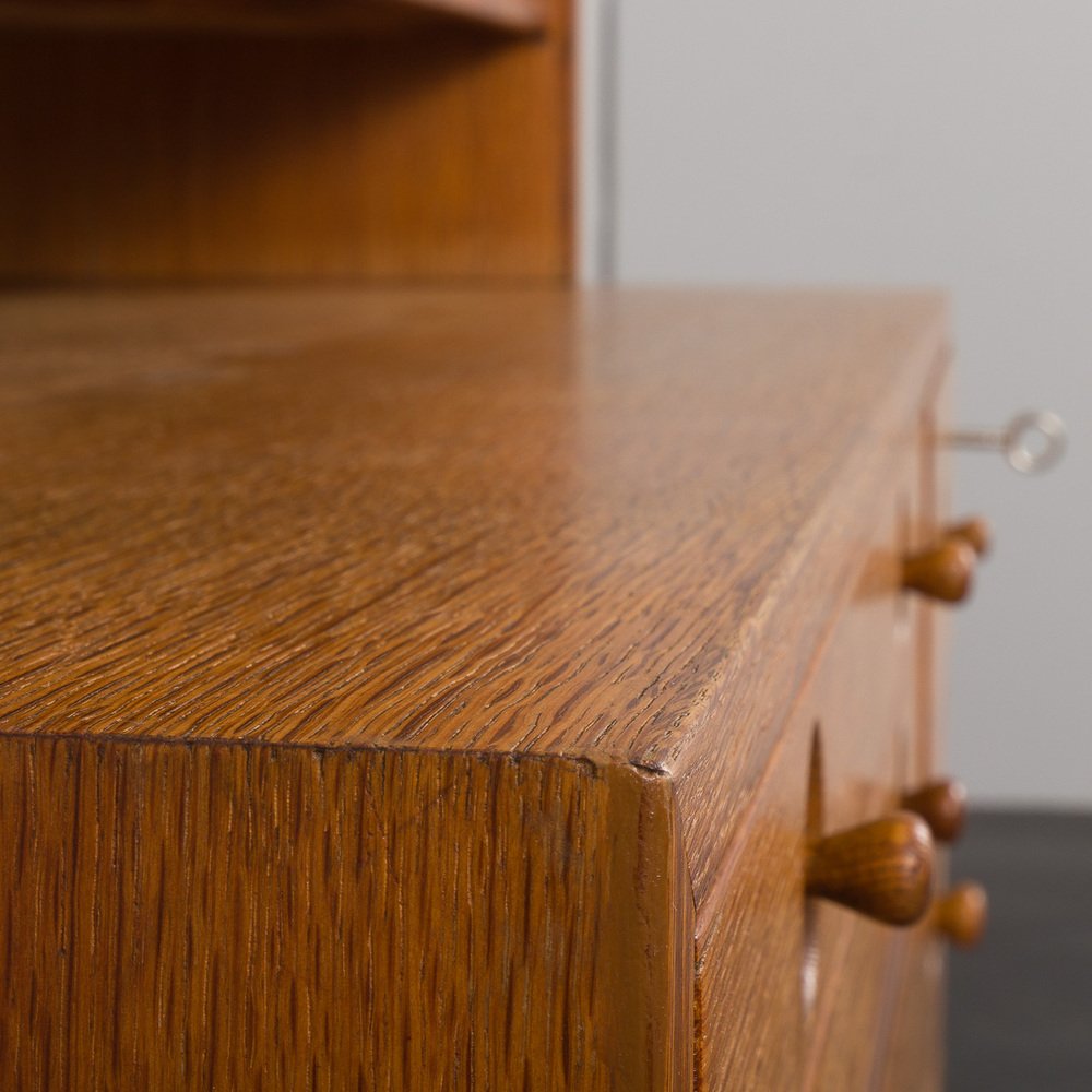 Mid-Century 2-Part Oak Bookcase by Hans Wegner for Ry Møbler, Denmark, 1950s