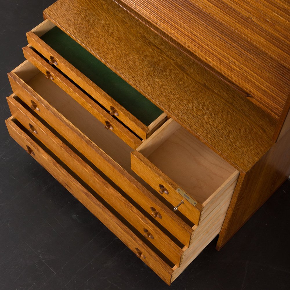 Mid-Century 2-Part Oak Bookcase by Hans Wegner for Ry Møbler, Denmark, 1950s