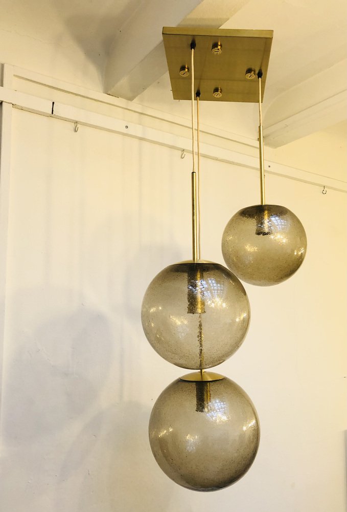 Mid-Century 3-Ball Ceiling Light from Peill & Putzler, 1960s