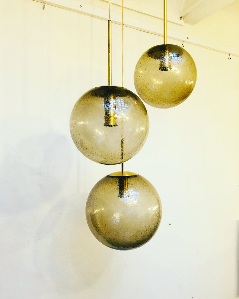 Mid-Century 3-Ball Ceiling Light from Peill & Putzler, 1960s