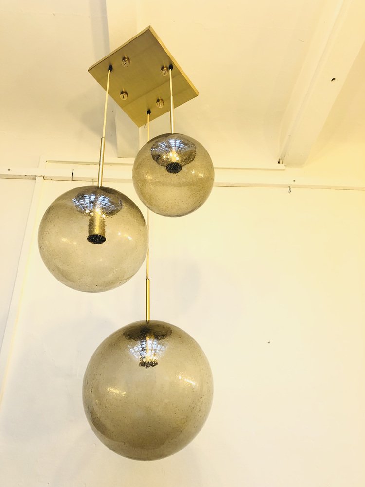 Mid-Century 3-Ball Ceiling Light from Peill & Putzler, 1960s