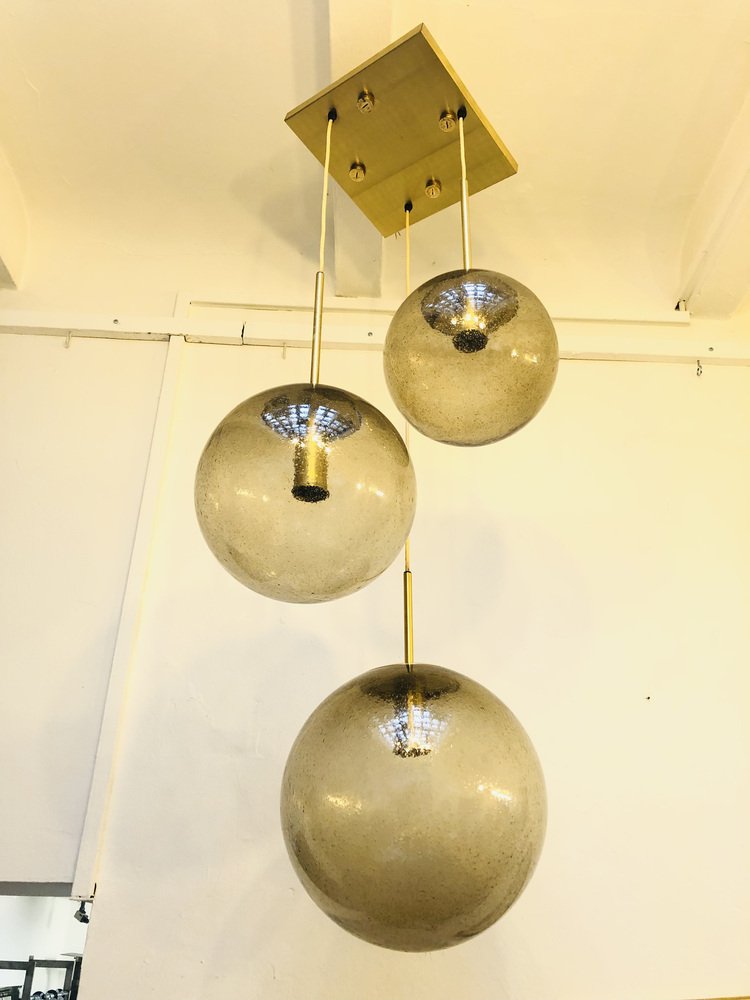 Mid-Century 3-Ball Ceiling Light from Peill & Putzler, 1960s