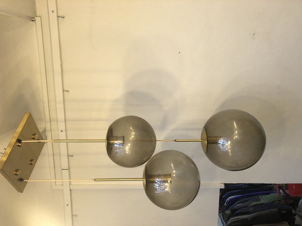 Mid-Century 3-Ball Ceiling Light from Peill & Putzler, 1960s