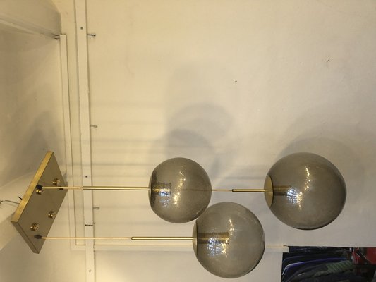 Mid-Century 3-Ball Ceiling Light from Peill & Putzler, 1960s-RZY-1123246