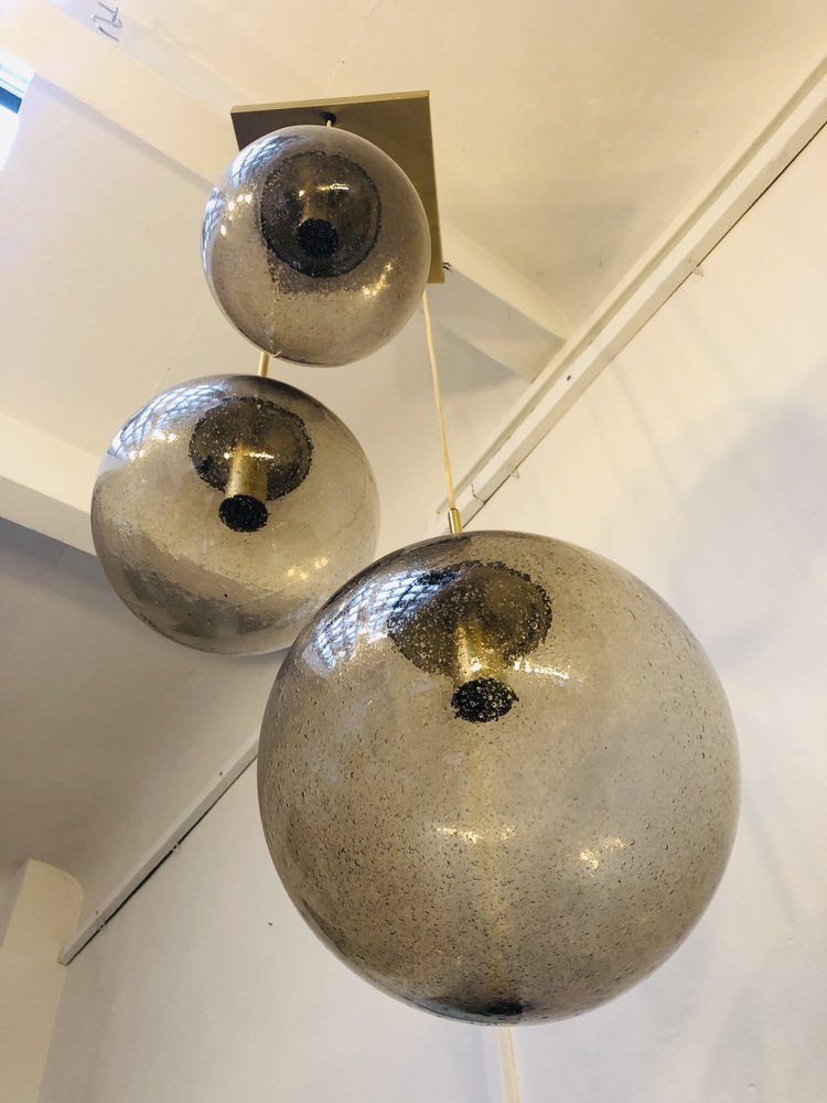 Mid-Century 3-Ball Ceiling Light from Peill & Putzler, 1960s