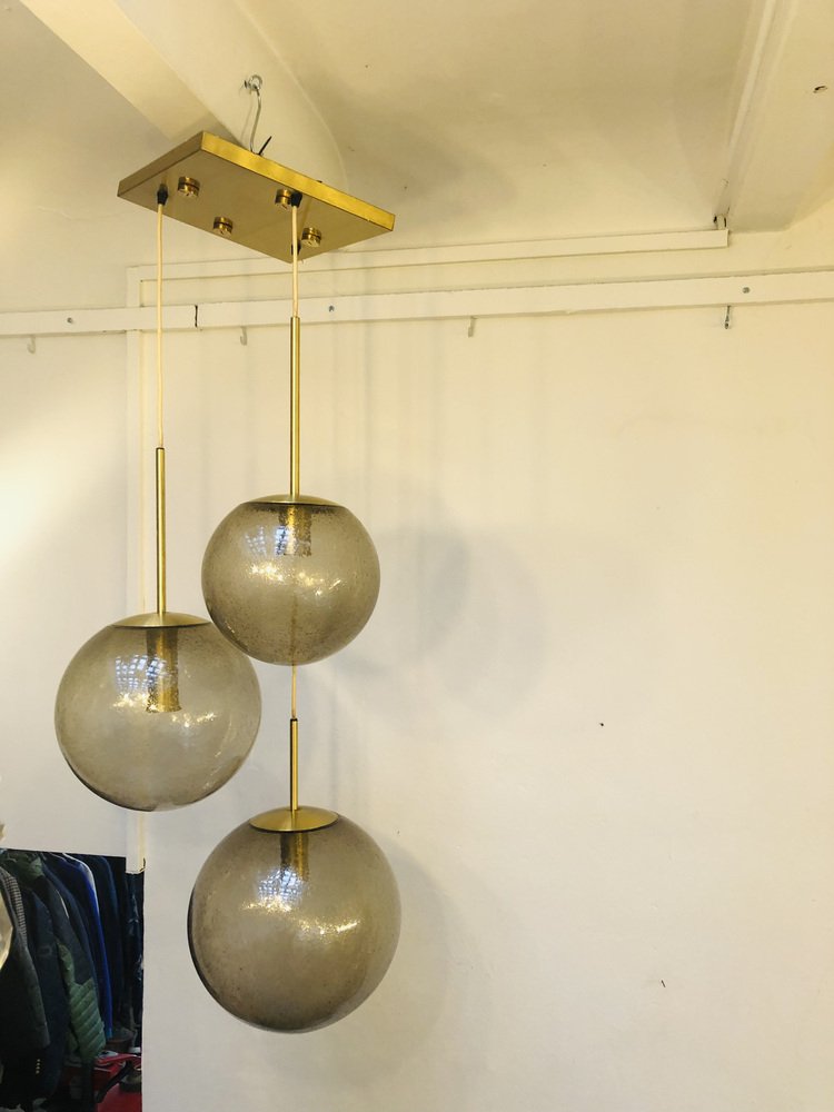 Mid-Century 3-Ball Ceiling Light from Peill & Putzler, 1960s