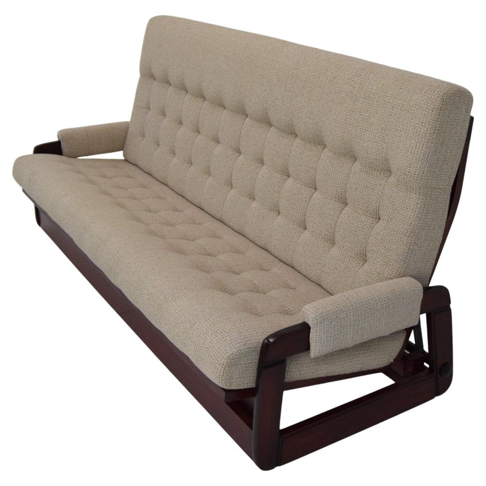 Mid-Century 3-Seat Sofa or Daybed, 1980s