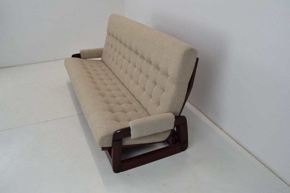 Mid-Century 3-Seat Sofa or Daybed, 1980s