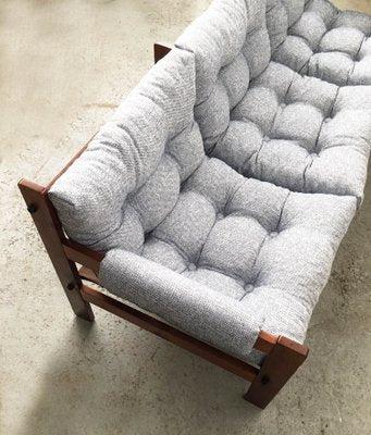 Mid-Century 3-Seater Rosewood Sofa-GGK-775518