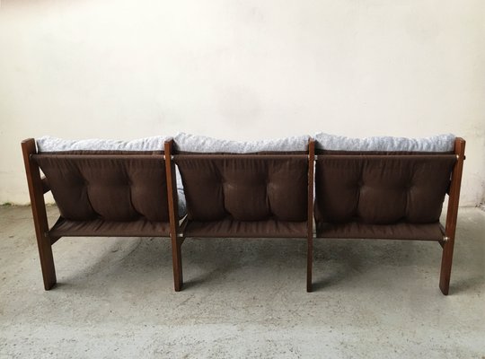 Mid-Century 3-Seater Rosewood Sofa-GGK-775518