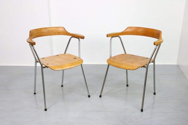 Mid-Century 4455 Dining Chairs by Niko Kralj for Stol Kamnik, Set of 2-HGJ-861967