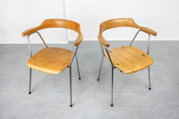 Mid-Century 4455 Dining Chairs by Niko Kralj for Stol Kamnik, Set of 2-HGJ-861967