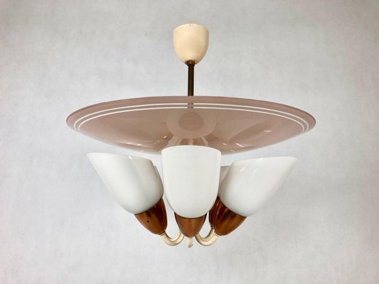 Mid-Century 6-Arm Chandelier from Drukov, 1960s-ZCY-1375583