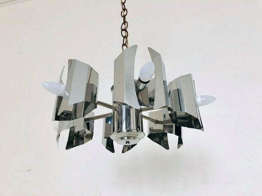 Mid-Century 6-Light Chandelier, 1960s