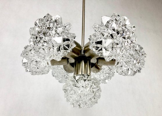 Mid-Century 7-Arm Chandelier from Kamenický Šenov, 1970s-ZCY-1376093