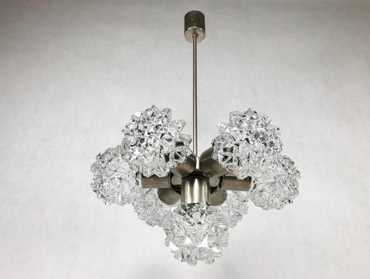 Mid-Century 7-Arm Chandelier from Kamenický Šenov, 1970s-ZCY-1376093