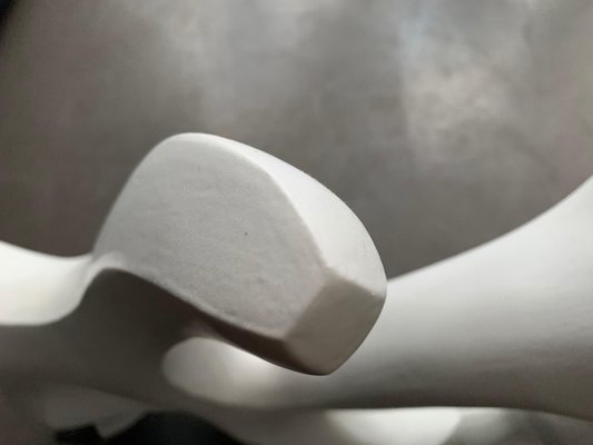 Mid-Century Abstract White Sculpture, 1980s-KL-703759