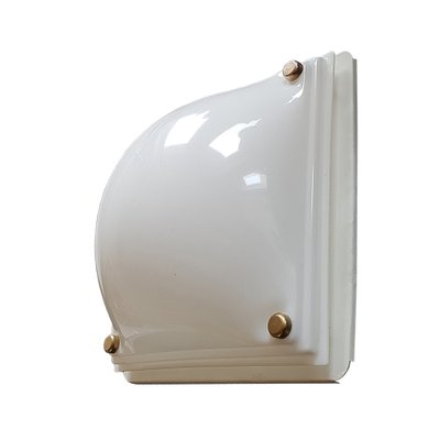 Mid-Century Acrylic and Brass Sconce-NUX-590713