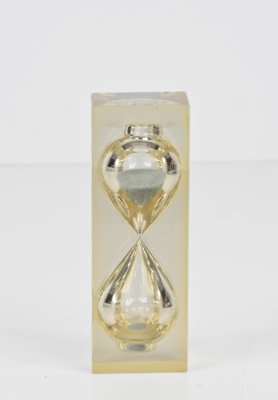 Mid-Century Acrylic Glass Hourglass Sculpture, 1970-JDR-1126353