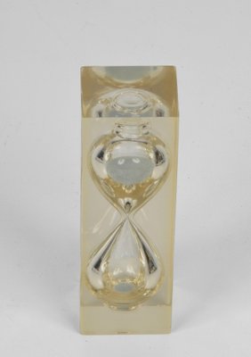 Mid-Century Acrylic Glass Hourglass Sculpture, 1970-JDR-1126353