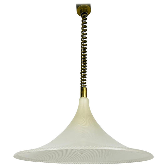 Mid-Century Acrylic Glass Pendant Lamp, 1960s