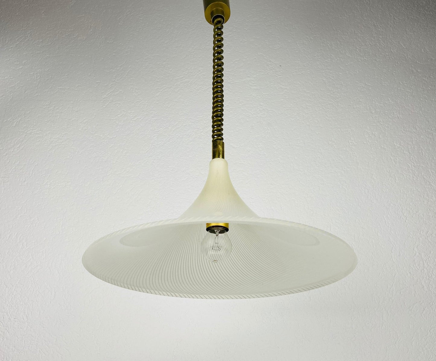 Mid-Century Acrylic Glass Pendant Lamp, 1960s