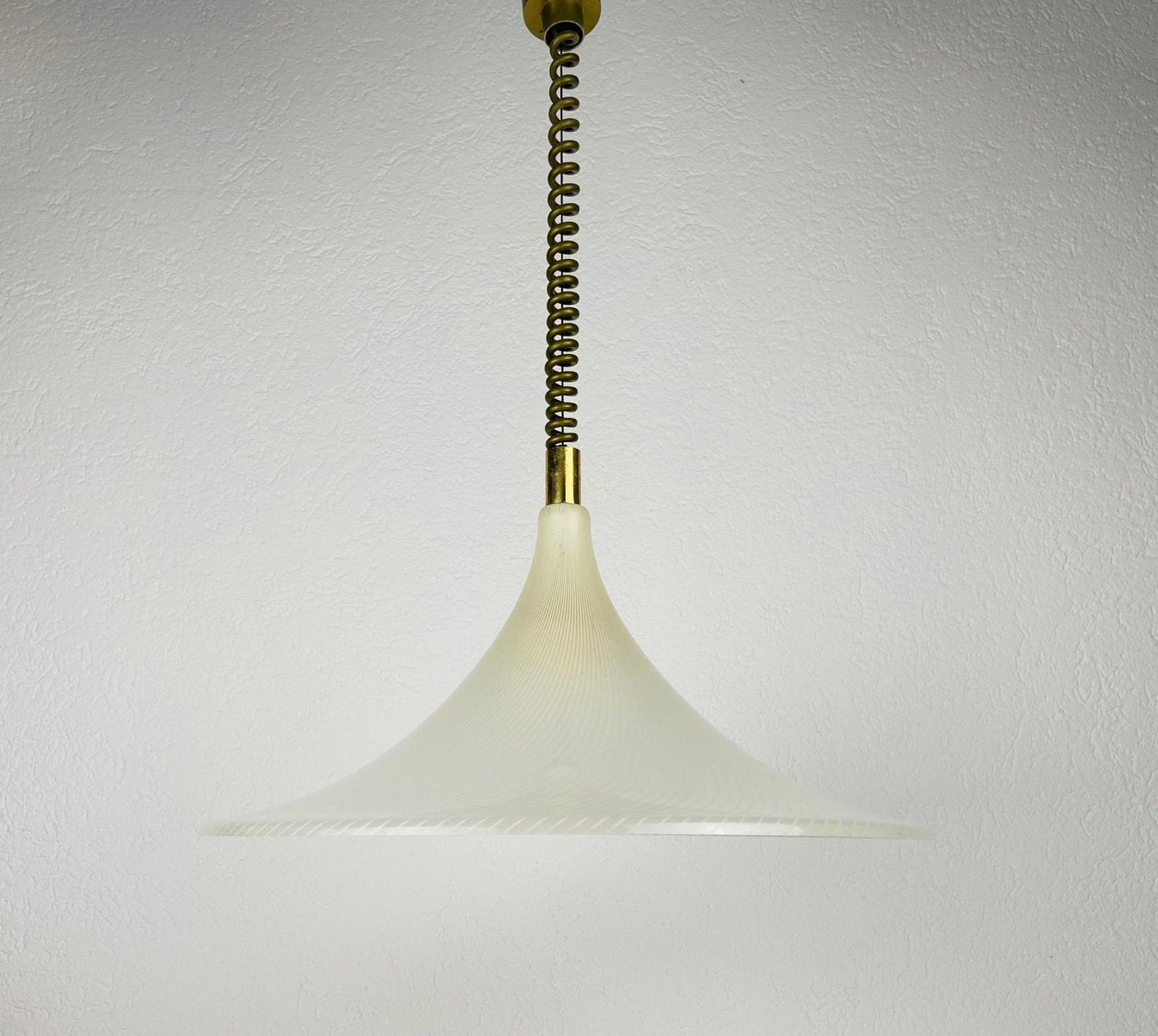 Mid-Century Acrylic Glass Pendant Lamp, 1960s