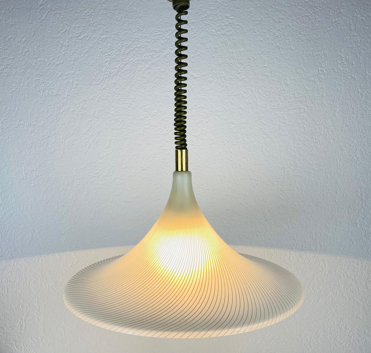 Mid-Century Acrylic Glass Pendant Lamp, 1960s