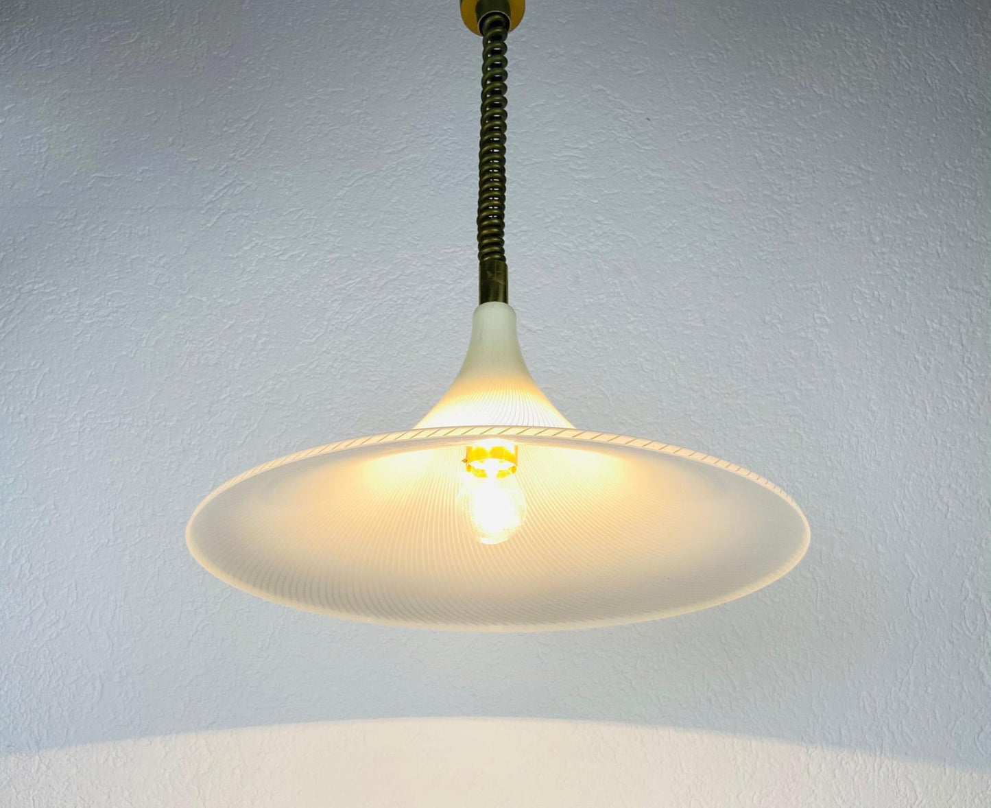 Mid-Century Acrylic Glass Pendant Lamp, 1960s