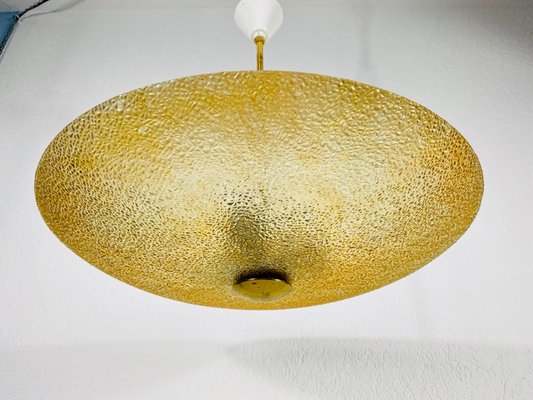 Mid-Century Acrylic Glass Pendant Lamp Attributed to Boris Lacroix, 1960s-PUK-733176