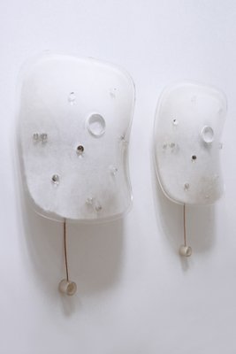 Mid-Century Acrylic Glass Sconces, 1960s, Set of 2-WPT-574113