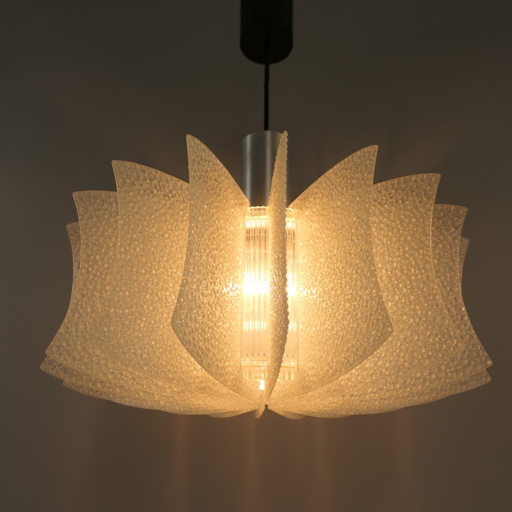 Mid-Century Acrylic Pendant Lamp, Germany, 1960s