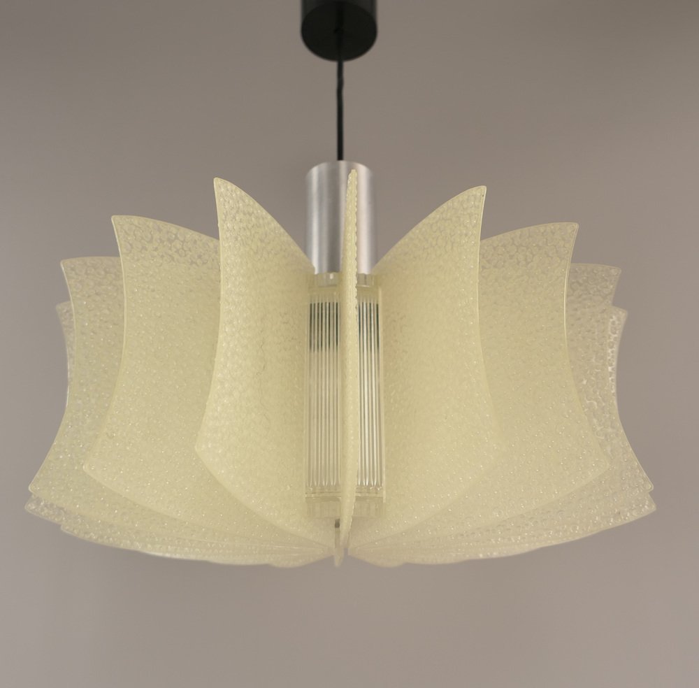 Mid-Century Acrylic Pendant Lamp, Germany, 1960s