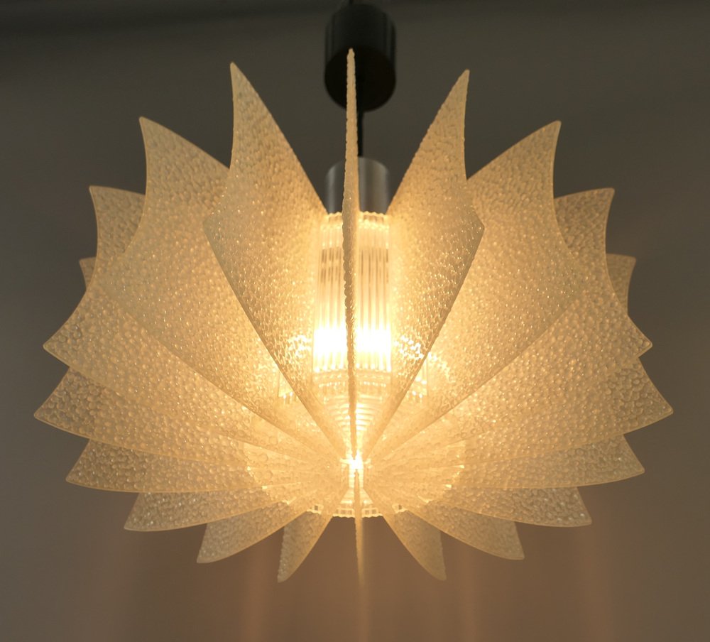 Mid-Century Acrylic Pendant Lamp, Germany, 1960s