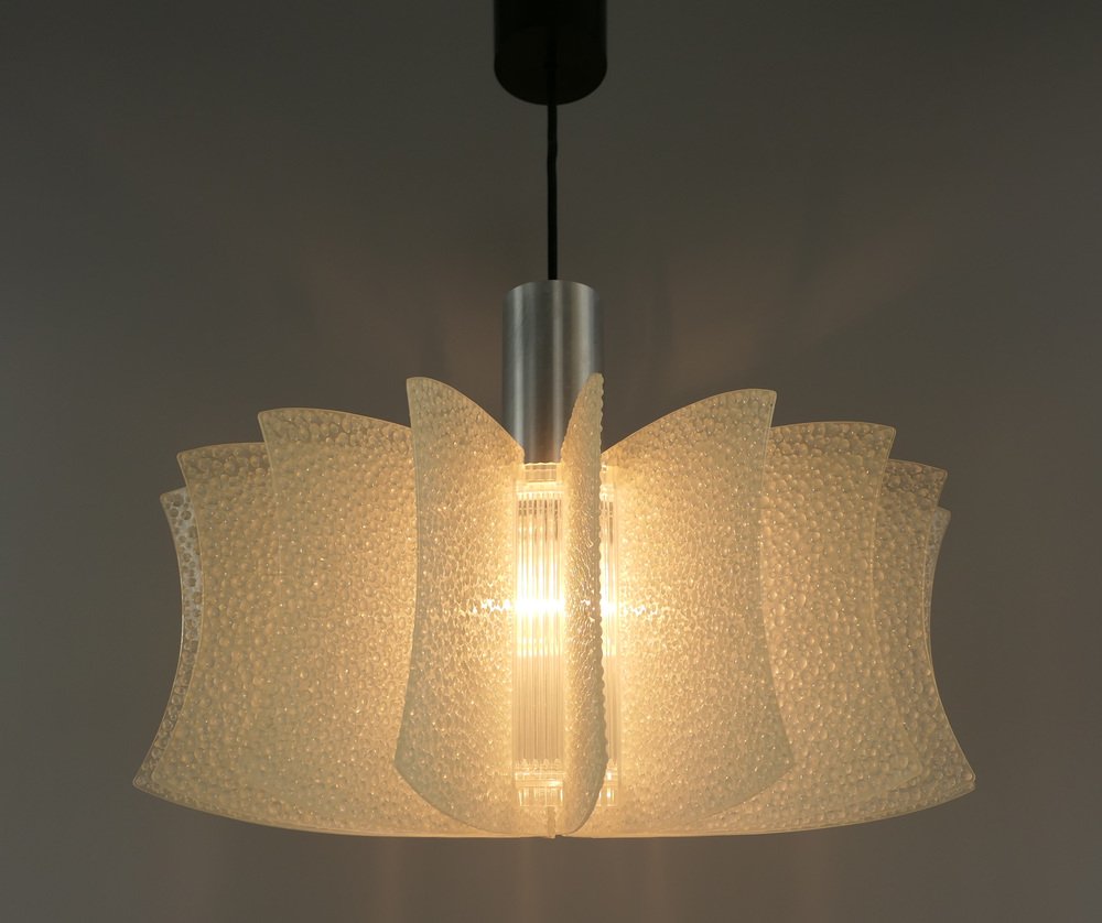 Mid-Century Acrylic Pendant Lamp, Germany, 1960s