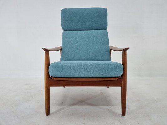 Mid-Century Adjustable Armchair by Arne Vodder for France & Søn, Denmark, 1960s-TZ-1168421