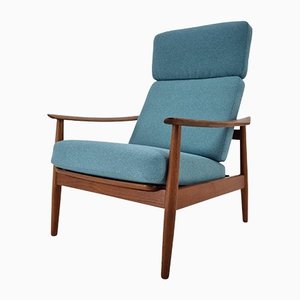 Mid-Century Adjustable Armchair by Arne Vodder for France & Søn, Denmark, 1960s-TZ-1168421