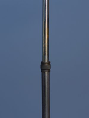 Mid-Century Adjustable Brass Floor Lamp by George Kovacs