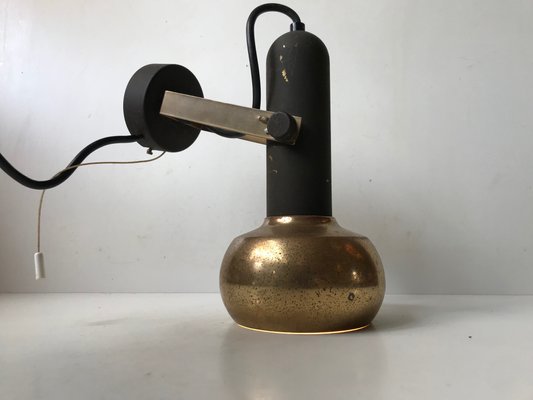 Mid-Century Adjustable Brass Sconce from Sische, 1960s-LCR-594369