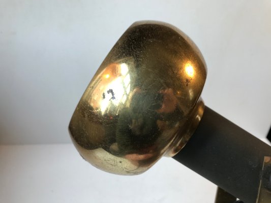 Mid-Century Adjustable Brass Sconce from Sische, 1960s-LCR-594369