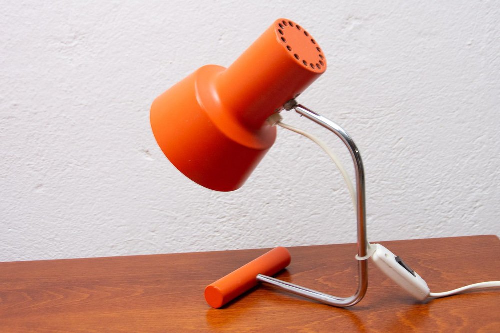 Mid-Century Adjustable Desk Lamp attributed to Josef Hurka for Napako, Czechoslovakia, 1960s