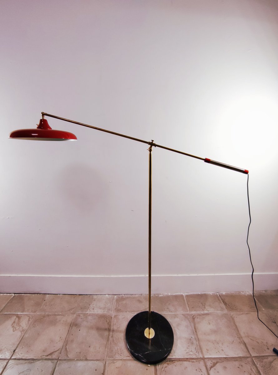 Mid-Century Adjustable Floor Lamp