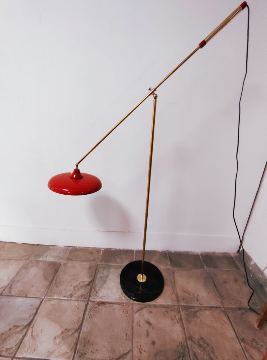 Mid-Century Adjustable Floor Lamp